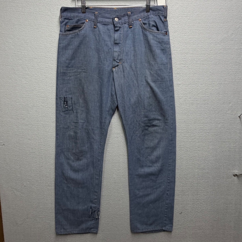 VTG 60s 70s JCPenney Ranchcraft Jeans 35x31 Talon 42 Americana Sick Repairs